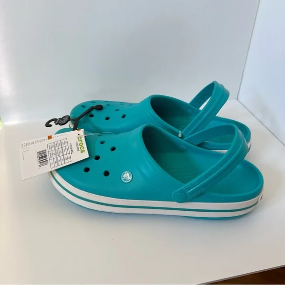 Crocband Crocs Bleu Turquoise Crocs Slip On Sandals Crocband II